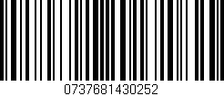 Código de barras (EAN, GTIN, SKU, ISBN): '0737681430252'