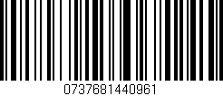 Código de barras (EAN, GTIN, SKU, ISBN): '0737681440961'