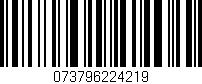 Código de barras (EAN, GTIN, SKU, ISBN): '073796224219'