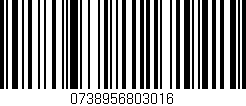 Código de barras (EAN, GTIN, SKU, ISBN): '0738956803016'