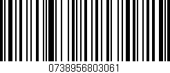 Código de barras (EAN, GTIN, SKU, ISBN): '0738956803061'