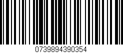 Código de barras (EAN, GTIN, SKU, ISBN): '0739894390354'