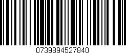 Código de barras (EAN, GTIN, SKU, ISBN): '0739894527840'