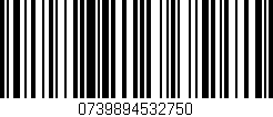Código de barras (EAN, GTIN, SKU, ISBN): '0739894532750'