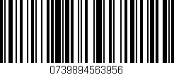 Código de barras (EAN, GTIN, SKU, ISBN): '0739894563956'
