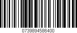 Código de barras (EAN, GTIN, SKU, ISBN): '0739894586400'
