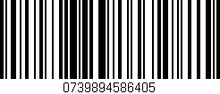 Código de barras (EAN, GTIN, SKU, ISBN): '0739894586405'
