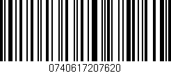 Código de barras (EAN, GTIN, SKU, ISBN): '0740617207620'