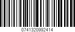 Código de barras (EAN, GTIN, SKU, ISBN): '0741320992414'
