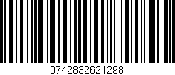 Código de barras (EAN, GTIN, SKU, ISBN): '0742832621298'