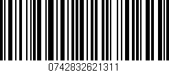 Código de barras (EAN, GTIN, SKU, ISBN): '0742832621311'