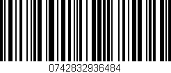 Código de barras (EAN, GTIN, SKU, ISBN): '0742832936484'