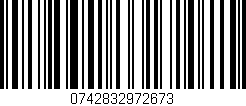 Código de barras (EAN, GTIN, SKU, ISBN): '0742832972673'
