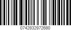 Código de barras (EAN, GTIN, SKU, ISBN): '0742832972680'