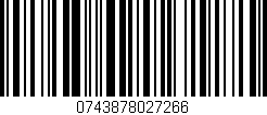 Código de barras (EAN, GTIN, SKU, ISBN): '0743878027266'