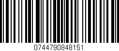 Código de barras (EAN, GTIN, SKU, ISBN): '0744790848151'