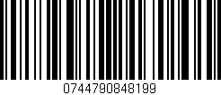 Código de barras (EAN, GTIN, SKU, ISBN): '0744790848199'