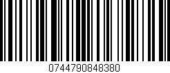 Código de barras (EAN, GTIN, SKU, ISBN): '0744790848380'