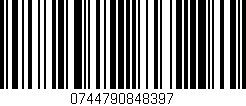 Código de barras (EAN, GTIN, SKU, ISBN): '0744790848397'
