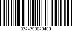Código de barras (EAN, GTIN, SKU, ISBN): '0744790848403'