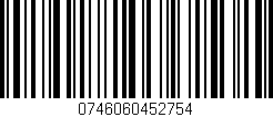 Código de barras (EAN, GTIN, SKU, ISBN): '0746060452754'