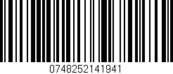 Código de barras (EAN, GTIN, SKU, ISBN): '0748252141941'
