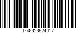 Código de barras (EAN, GTIN, SKU, ISBN): '0748323524017'