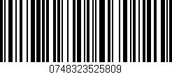 Código de barras (EAN, GTIN, SKU, ISBN): '0748323525809'
