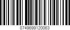 Código de barras (EAN, GTIN, SKU, ISBN): '0749699120063'