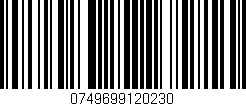 Código de barras (EAN, GTIN, SKU, ISBN): '0749699120230'