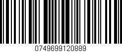Código de barras (EAN, GTIN, SKU, ISBN): '0749699120889'