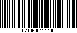 Código de barras (EAN, GTIN, SKU, ISBN): '0749699121480'