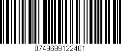 Código de barras (EAN, GTIN, SKU, ISBN): '0749699122401'