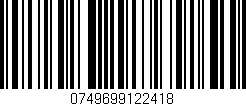 Código de barras (EAN, GTIN, SKU, ISBN): '0749699122418'