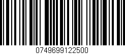 Código de barras (EAN, GTIN, SKU, ISBN): '0749699122500'