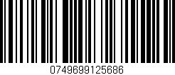 Código de barras (EAN, GTIN, SKU, ISBN): '0749699125686'