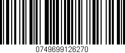 Código de barras (EAN, GTIN, SKU, ISBN): '0749699126270'