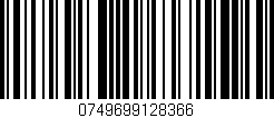 Código de barras (EAN, GTIN, SKU, ISBN): '0749699128366'