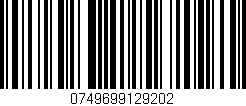 Código de barras (EAN, GTIN, SKU, ISBN): '0749699129202'