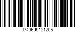 Código de barras (EAN, GTIN, SKU, ISBN): '0749699131205'