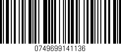 Código de barras (EAN, GTIN, SKU, ISBN): '0749699141136'