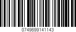 Código de barras (EAN, GTIN, SKU, ISBN): '0749699141143'