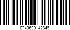 Código de barras (EAN, GTIN, SKU, ISBN): '0749699142645'