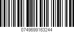 Código de barras (EAN, GTIN, SKU, ISBN): '0749699163244'