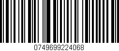 Código de barras (EAN, GTIN, SKU, ISBN): '0749699224068'
