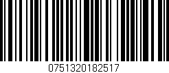 Código de barras (EAN, GTIN, SKU, ISBN): '0751320182517'