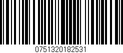 Código de barras (EAN, GTIN, SKU, ISBN): '0751320182531'