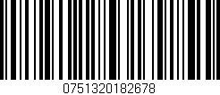 Código de barras (EAN, GTIN, SKU, ISBN): '0751320182678'