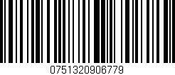 Código de barras (EAN, GTIN, SKU, ISBN): '0751320906779'