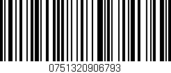 Código de barras (EAN, GTIN, SKU, ISBN): '0751320906793'